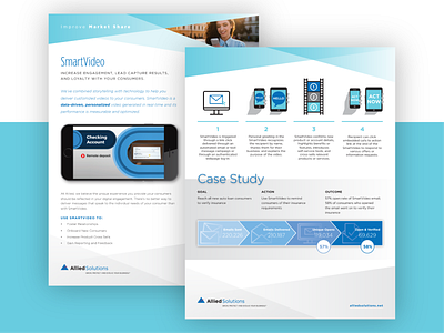 Insurance Product One Pager graphic design indianapolis sales visual design