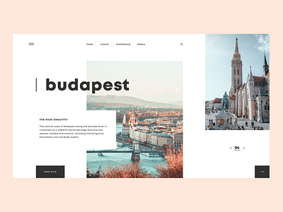The Budapest - Landing Concept! design ui ui design uidesign uiux ux ux design uxdesign webdesign website design