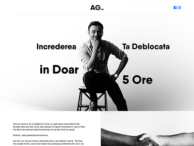 Website homepage design blackandwhite brand homepage modern uiux webdesign website