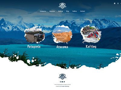 Website Design Concept mountain nature patagonia ux water web design webdesign website website concept website design