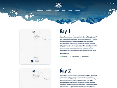 Website Design Concept design mountain nature ux web web design webdesign website website design