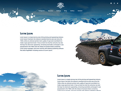 Website Design Concept design mountain nature ux web web design webdesign website design