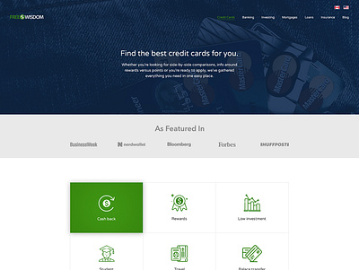 Website Design corporate design creditcard design designer modern money ux uxui webdesign website