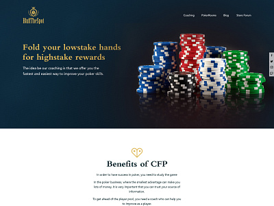 Website Design design modern modern design poker ux webdesign website website design