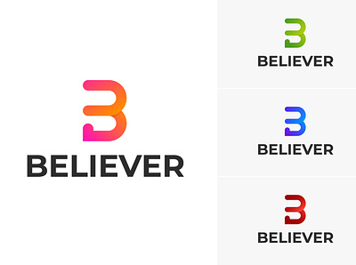 Modern Logo Design For Believer branding design graphic design illustration logo logo design minimal minimalist modern