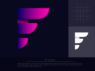 Modern unused F latter Logo Design