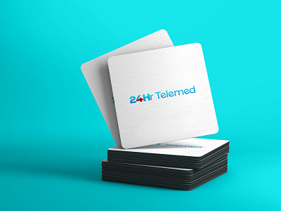 24Hr Telemed creative minimal logo design