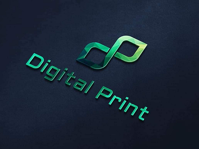 DP icon logo for Digital Print store cool creative digital digital marketing graphic design logo logo design modern print professional real estate seo shop store vector web web developer
