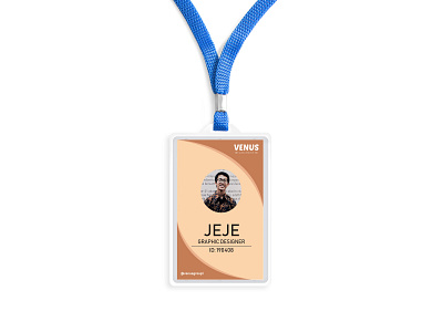 A modest Identity for the employee graphic design identity design name tag