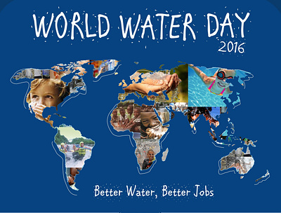 World Water Day Commemoration graphic design poster design promotional design water