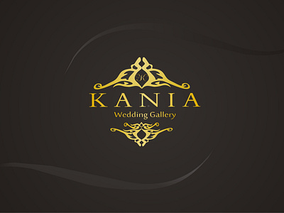 Kania Wedding Gallery Logo branding design graphic design logo typography vector