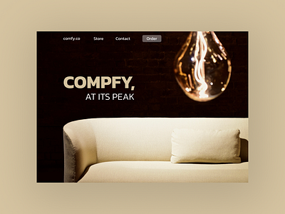 Compfy.co - Sofa Store Landing Page.