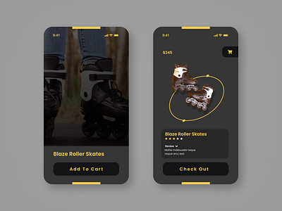 Roller Skates eCommerce App design mobile ui product design ui uidesign