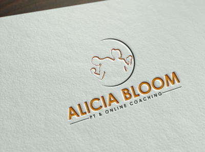 Alicia Bloom PT Online Coaching 1 branding design flat logo minimal typography