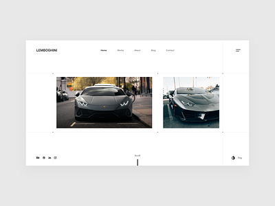 Lemboghini Web Landing Page agency clean designagency designstudio inspirations landing page modern morhover onlinebusiness uidesign uxdesign uxdesigns