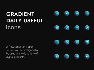 Daily Useful Gradient Icon Pack