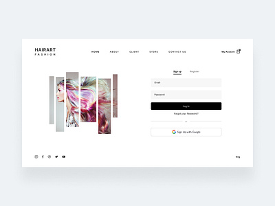 Signup Fashion landing page fashion fashion landing page signup signup landing page