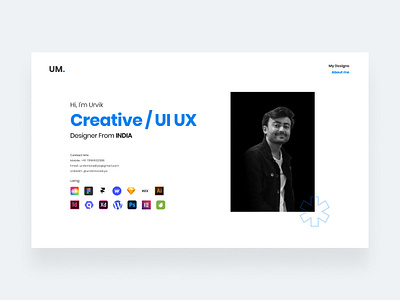 Personal Website Landing Page