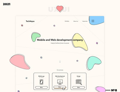 Website | UX/UI | Mobile/Web development company design development figma minimal ui ux vector web web design website