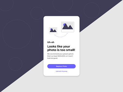 Photo Upload Pop-Up dailyui dailyui016 photo pop up upload