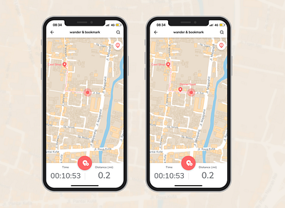 Location Tracker daily ui 020 dailyui location tracker map minimal mobile