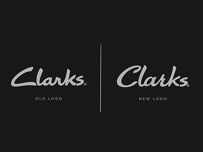 Clarks Logo Re-Design branding design lettering logo typography