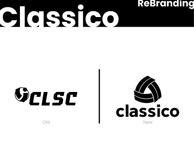 Classico Rebranding Logo adidas apparel design branding grid illustration indonesia logo nike product design sports branding vector