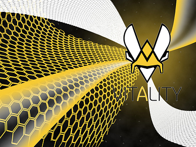 Vitality Esports - 4k Wallpaper 4k background branding desktop gaming rocket league wallpaper