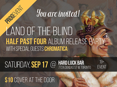 Flyer Design for an Album Release party