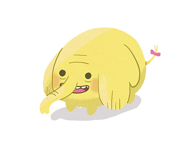 Treetrunks digital art digital painting fanart illustration yellow