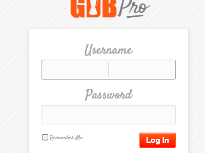 GDBpro form login membership redesign