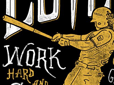 Cutch baseball hand drawn illustration lettering pirates pittsburgh type typography