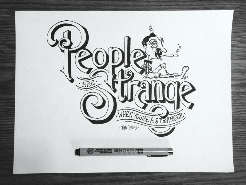 people-are-strange-by-eric-way-on-dribbble