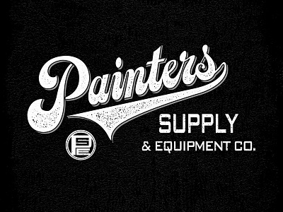 Painters Supply lettering paint painters type typography