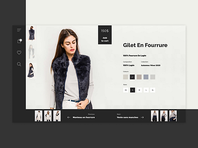 Fashion Shop Product Page 2019 clothes clothes shop design dribbble ecommerce fashion fashion brand fashion design figma interface product product design product page shop ui uidesign uiux webdesign website