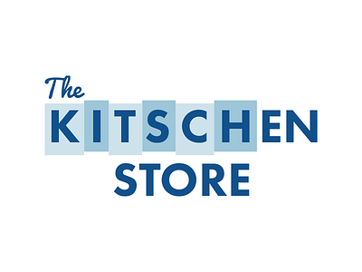 Kitchen Store Logo blue kitchen kitsch logo retail