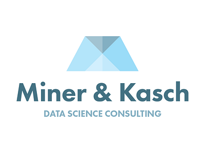 Data Science Logo blue data science futura logo monogram pattern