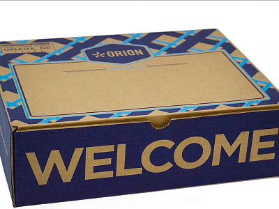 Welcome Box box packaging screen printing