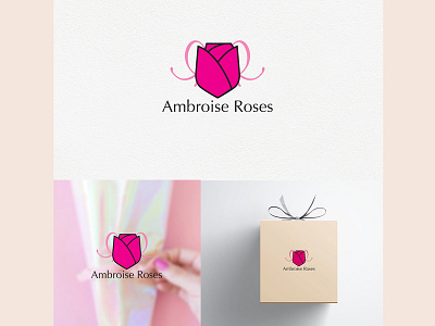 LOGO - Design ͏: A#͏ᴀᴜɢ2019 brand identity bright color combinations creative design feminine logo flower logo rose logo