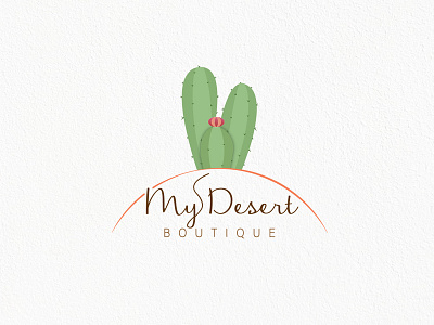 LOGO - Design ͏: C#͏ᴊ͏ᴜ͏ʟ2019 brand identity bright color bright color combinations cactus creative design desert feminine logo logo design