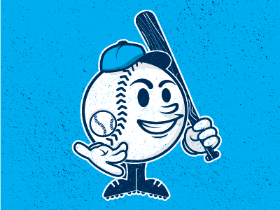 Baseball baseball mascot