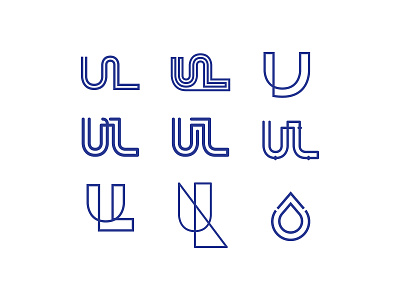 UL Identity – Concepts branding concepts geometric icon identity logo logo design logo mark logoinspiration minimal process showyourwork