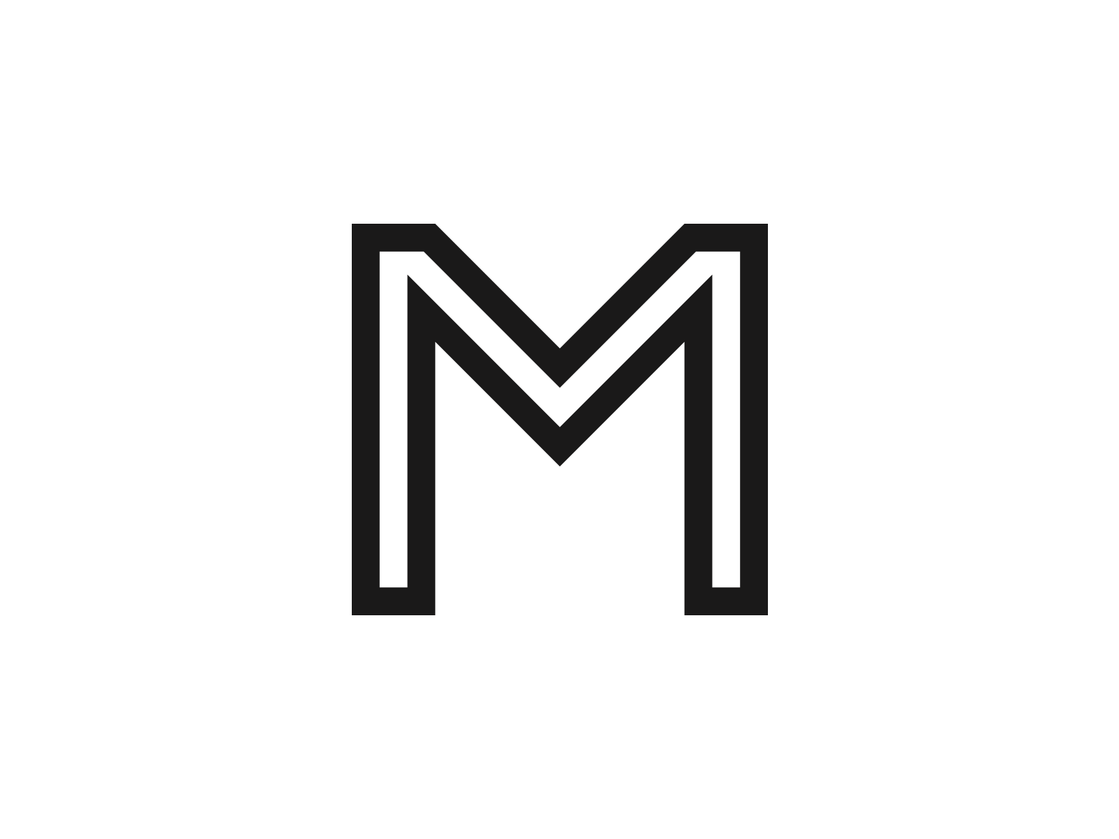 Monogram branding debut logo mltr mltrm monogram strobe