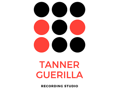 "Tanner Guerilla" Recording Studio Logo Design branding client work design graphicdesign illustration logo logo designer logodesign logodesigns logotype modern design music studio musician recording studio studios vector