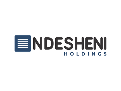 Ndesheni Holdings Logo brand brand identity branding branding design corporate identity design holdings logo logo design logodesign vector