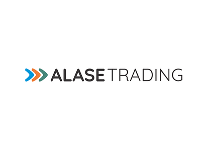 Alase Trading Logo blue brand brand identity branding branding design design green logo logo design logodesign orange vector