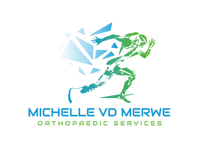 Michelle van der Merwe Orthopaedic Services Logo Redesign 2 brand brand identity branding branding design color design illustration logo logo design logodesign orthopaedics vector