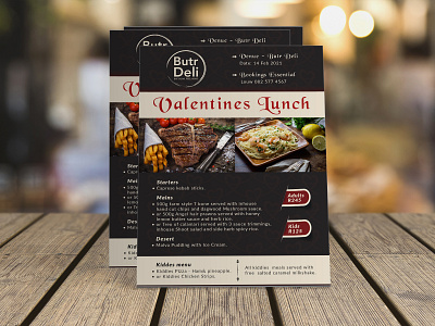 Butr Deli Image Advertisment advertisment facebook advertising flyer flyer design menu menu design pasta restaurant