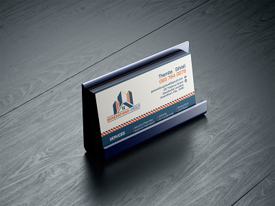 Generation Group Business Card Design blue brand brand identity branding business card business card design design generations group orange