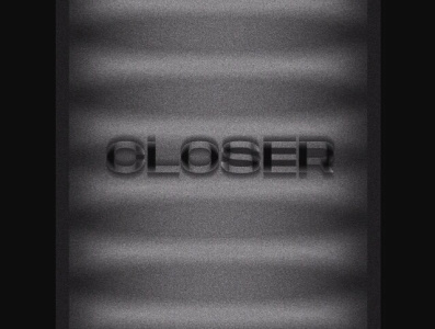 'Closer' aesthetic design glitch photoshop poster poster art poster design trending typography vaporwave vector